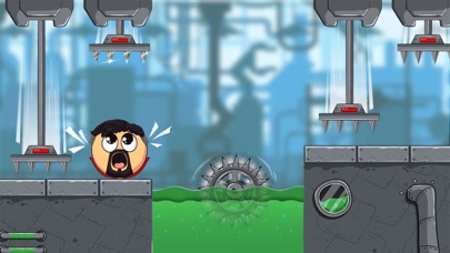 Red Roller Ball Adventure Game Screenshot