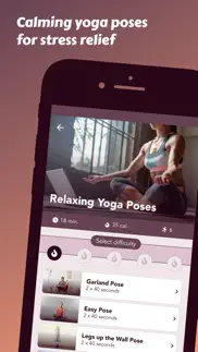 yoga poses for relaxation iphone screenshot 3