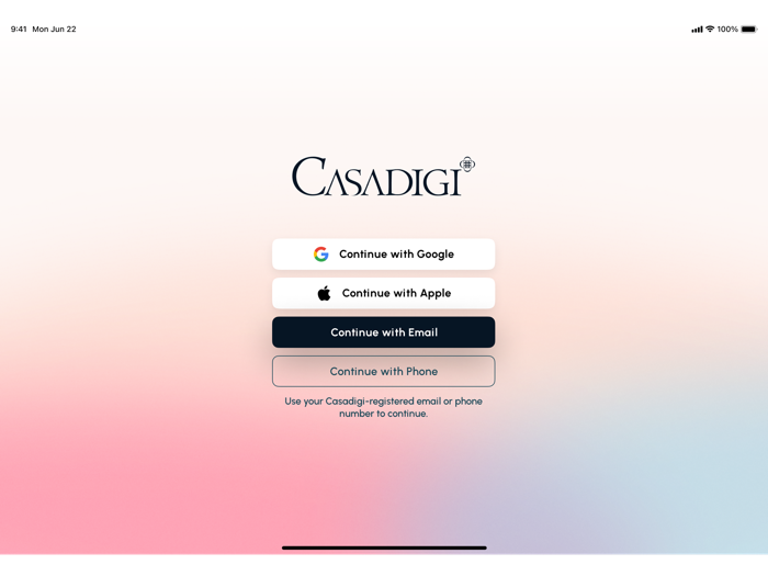 CasaDigi 4.0 for iPad