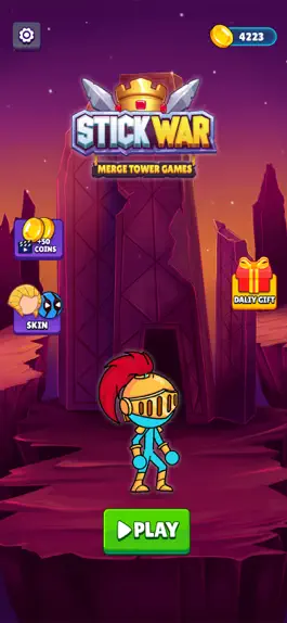 Game screenshot Stickman Hero Merge Tower War mod apk
