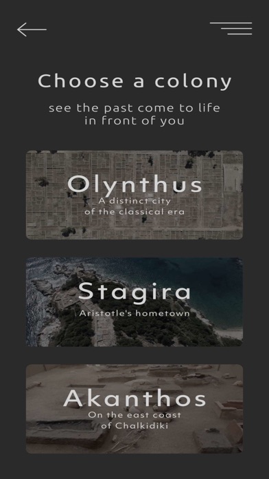 Colonies of Chalcidice AR Screenshot
