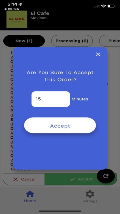 XKitch Partner Screenshot