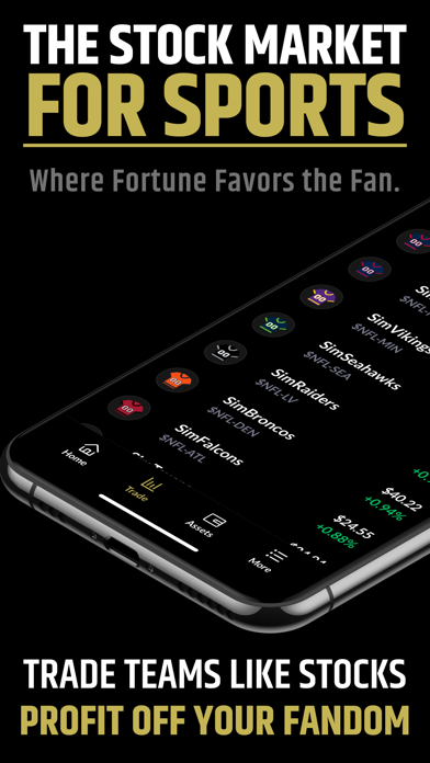 SimBull: Sports Stock Market Screenshot