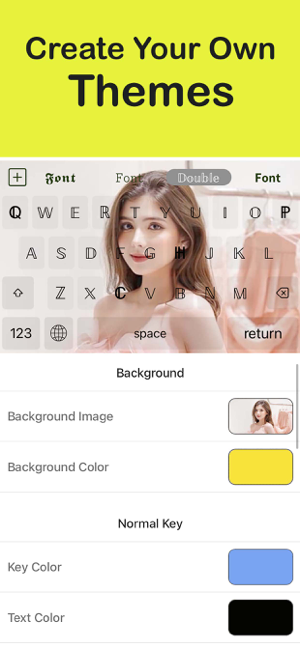 ‎Font Keyboard - Tangkapan Layar Obrolan Font