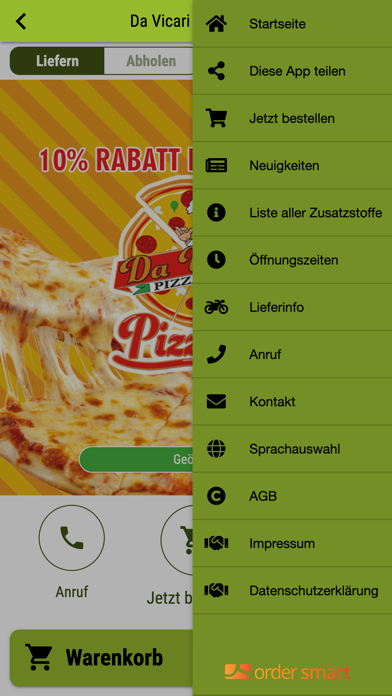 Da Vicari Pizza-Taxi Screenshot