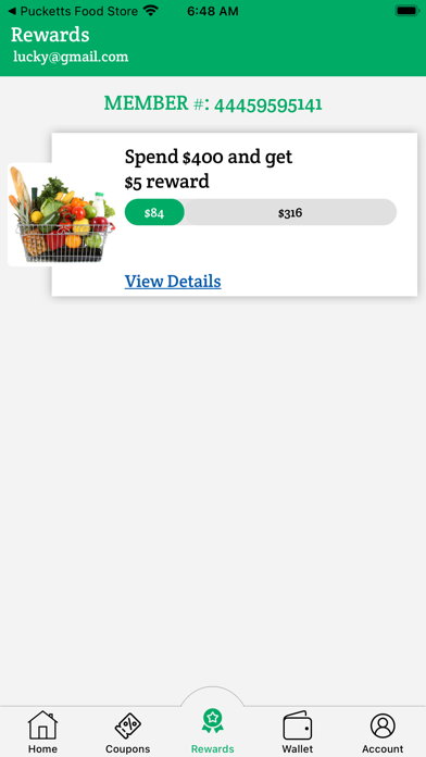 Lucky's Alabama Supermarkets Screenshot