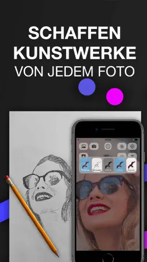 Screenshot von Ricalko Camera Lucida Kunstler auf dem iPhone 1