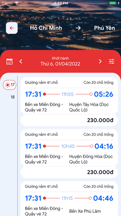 Xe Hồng Sơn Screenshot