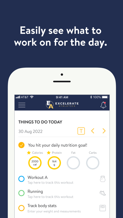 Excelerate Athletics Screenshot