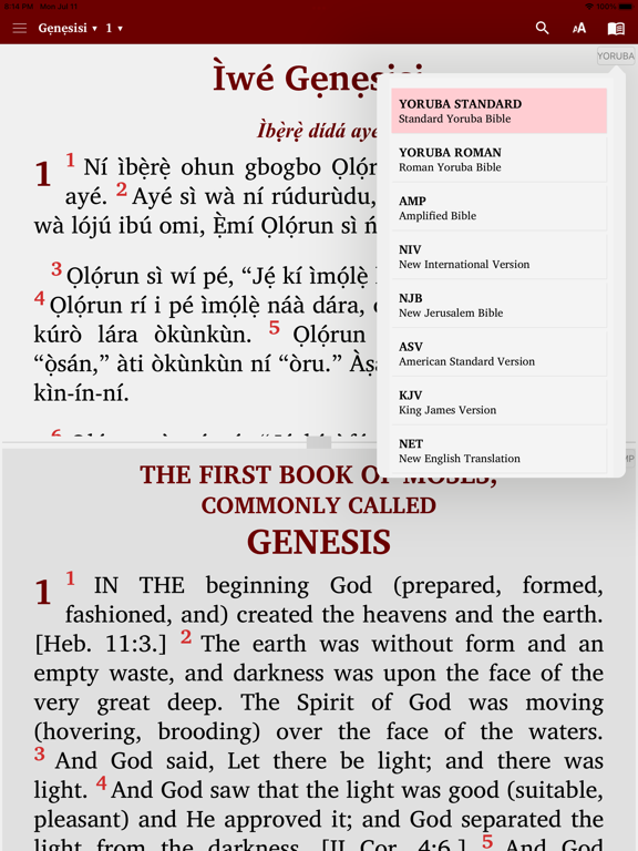Screenshot #6 pour Yoruba & English Bible