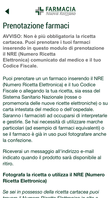 Farmacia Nuova Rozzano Screenshot