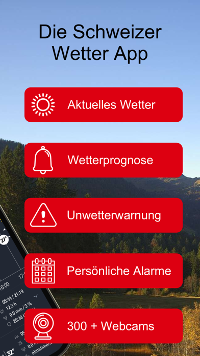 Wetter Alarm Schweiz - Meteoのおすすめ画像2