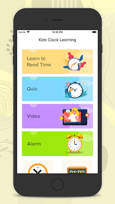 Kids clock learning Screenshot