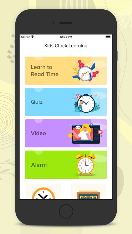 Kids clock learning