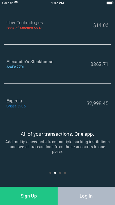 GLASS Financial App Screenshot