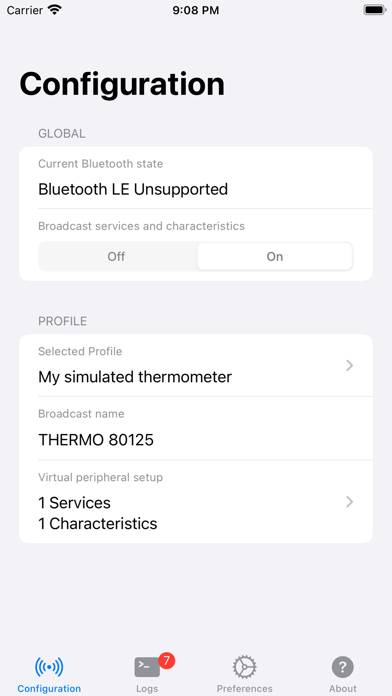 BlueSim: Bluetooth Simulatorのおすすめ画像1