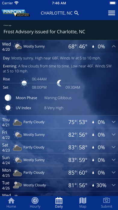 QC News Pinpoint Weather Screenshot