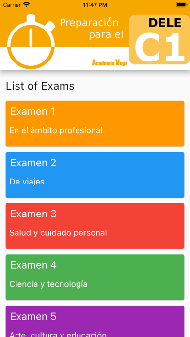 DELE C1 Spanish Screenshot