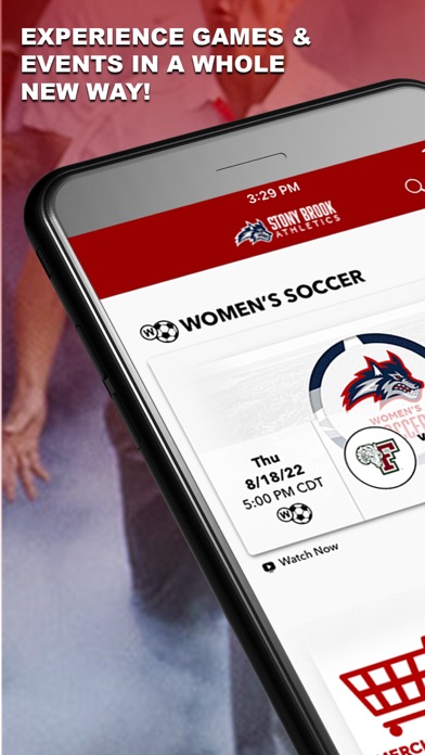 Stony Brook Athletics Screenshot