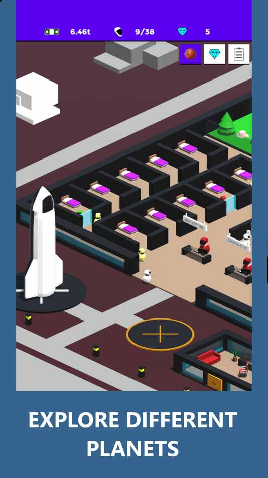 #4. Idle Space Tourism Tycoon (iOS) 来自: Kyle Miceli