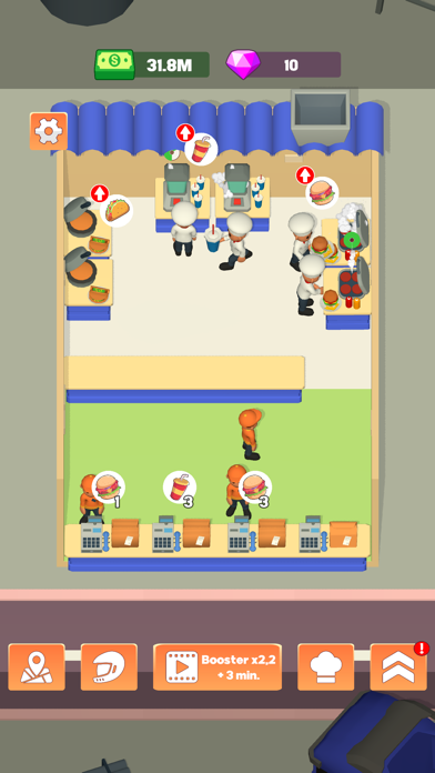 Cloud Kitchen - Idle Tycoon Screenshot