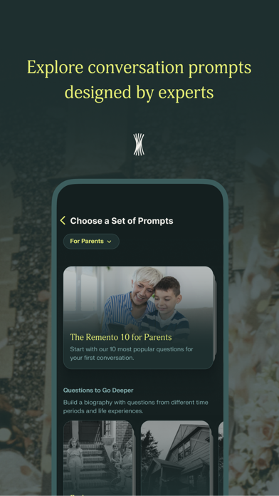 Remento: Record Family Stories Screenshot