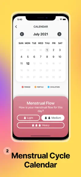 Game screenshot Period Cycle Tracker apk