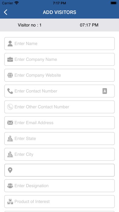 Visitor Book App Screenshot