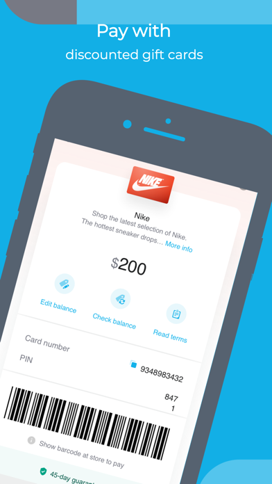 CardCash - Discount Gift Cards Screenshot