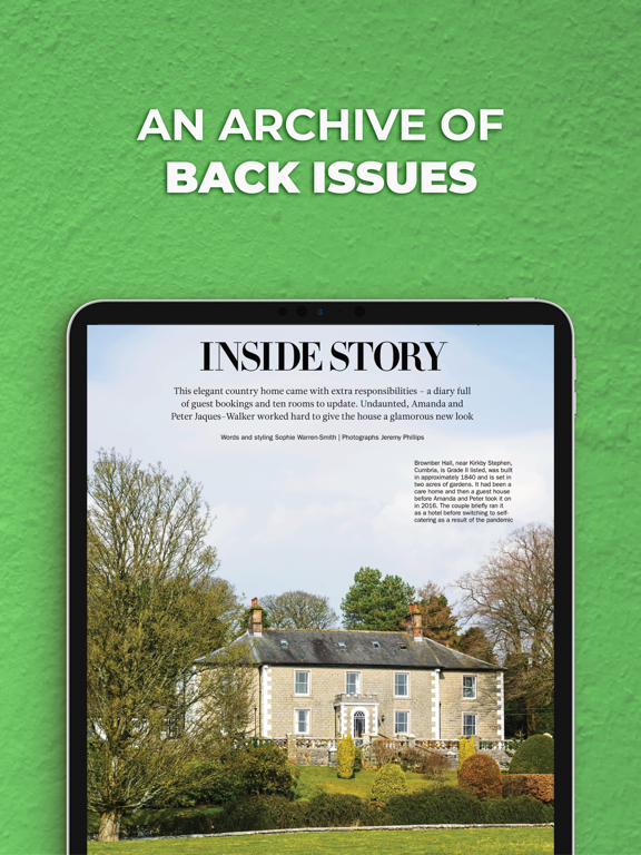 Period Living Magazine iPad screenshot 4 - Lifestyle app