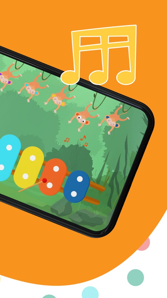 #8. Xylophone Monkeys (iOS) Por: TOKEN MASTERS FOR SOFTWARE