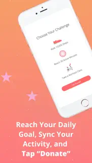 vizer - steps, track, donate iphone screenshot 2