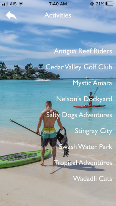 Visit Antigua Screenshot