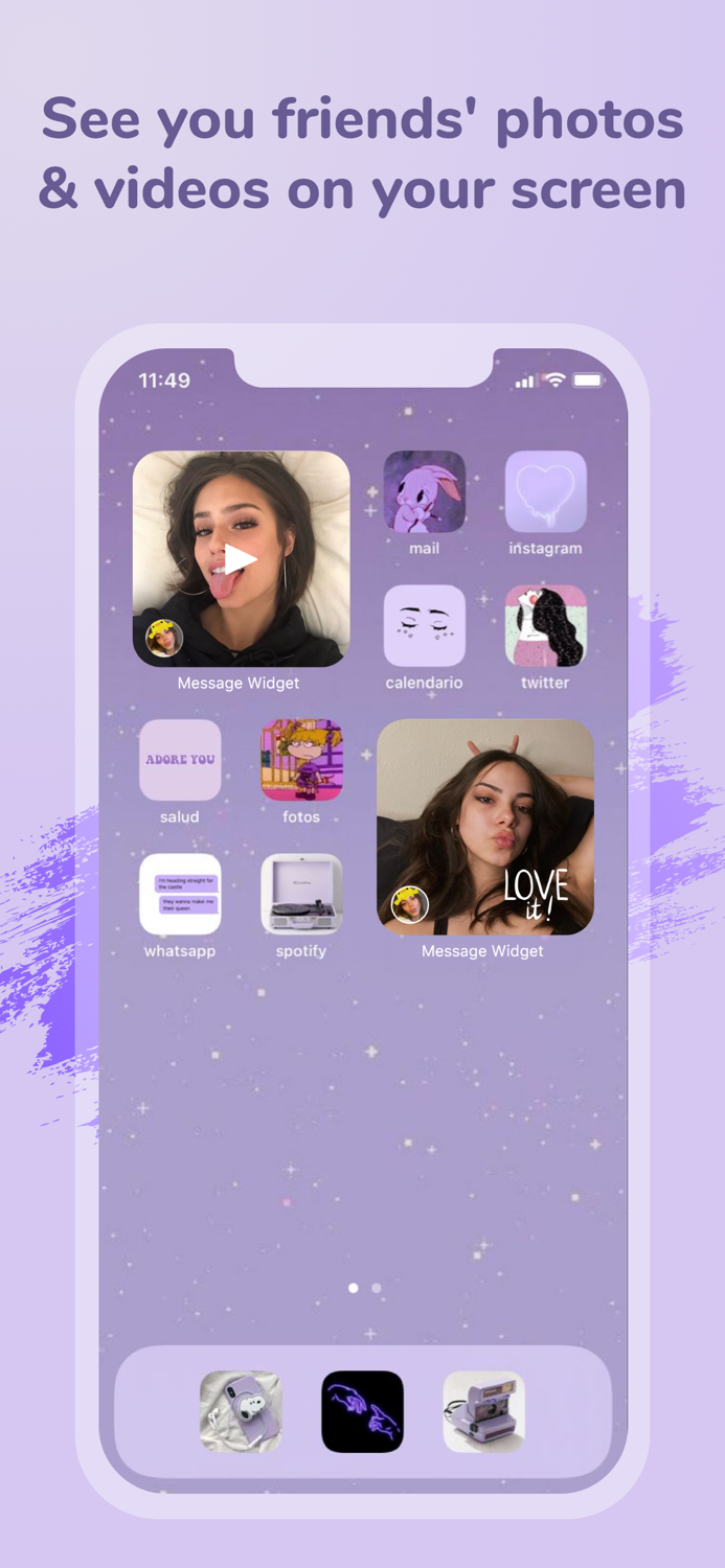 Widget Messaging  Noteit