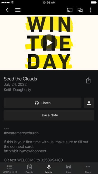My Mercy Church Screenshot
