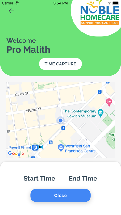 Noble Homecare Screenshot