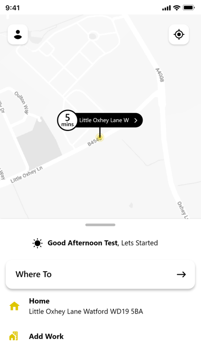 Capitol Taxis. Screenshot