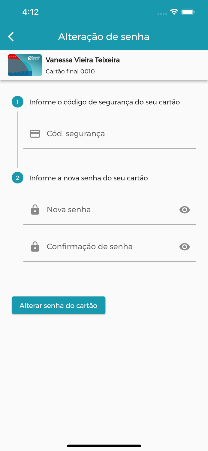 Cartão Farmácia Sindical
