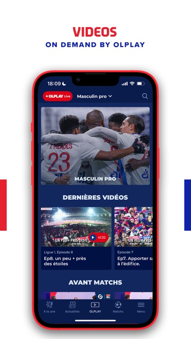 OLPLAY - Olympique Lyonnais Screenshot