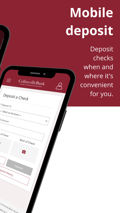 Collinsville Bank DIVN of NCB Screenshot