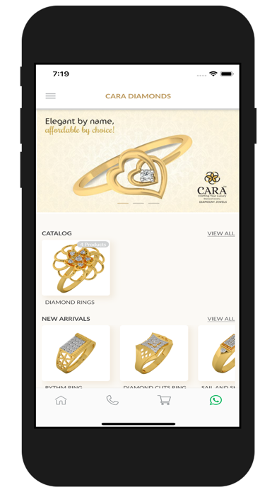 Cara Diamonds - Jewellery App Screenshot