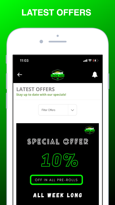 Screenshot 3 of Taos 420 App