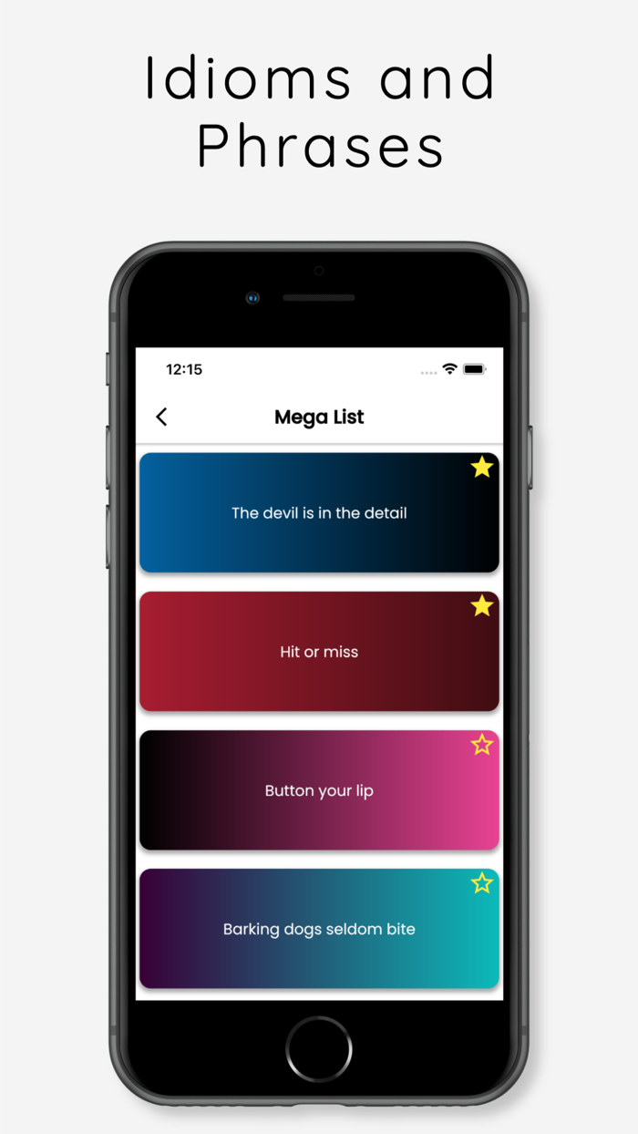 Idioms and Phrases  Learn