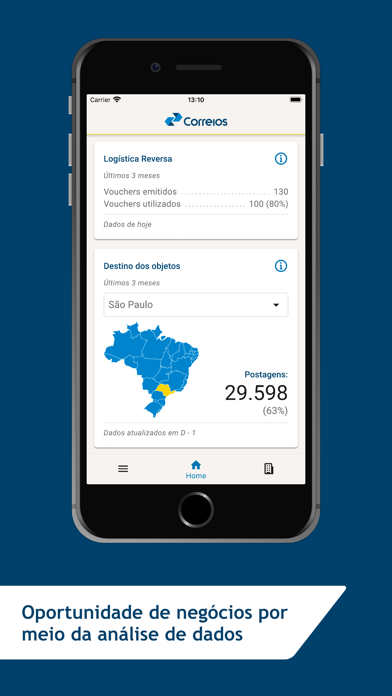 Correios Empresas Screenshot