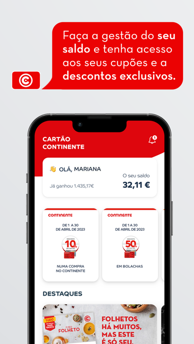 Cartão Continente Screenshot