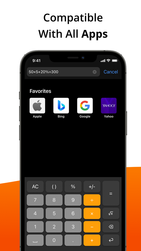 #7. Calculator Keyboard - Calku (iOS) 来自: Supagarn Pattananuchart