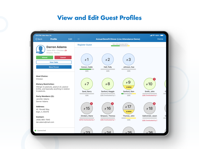 Attendance Live Check-in