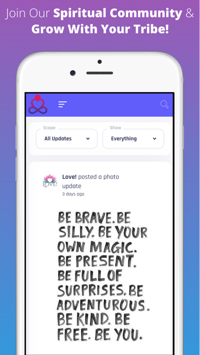 Soulify - Social Spiritual App Screenshot