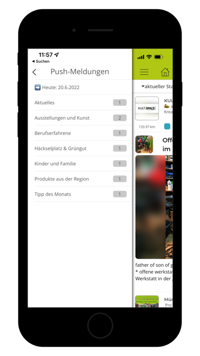 Münsingen App Screenshot