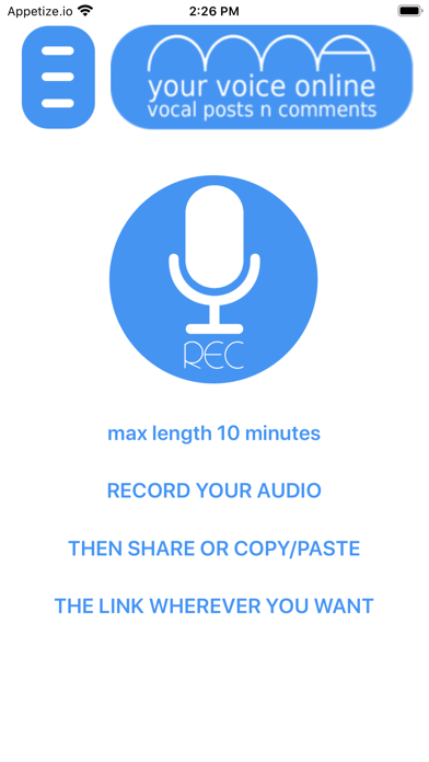 MicApp Screenshot